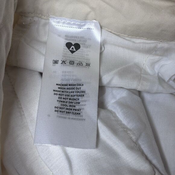 Aelfric Eden Women's  Multi Pocket Cargo Pants, Denim Cream Size 28 Casual NWT - Picture 9 of 14